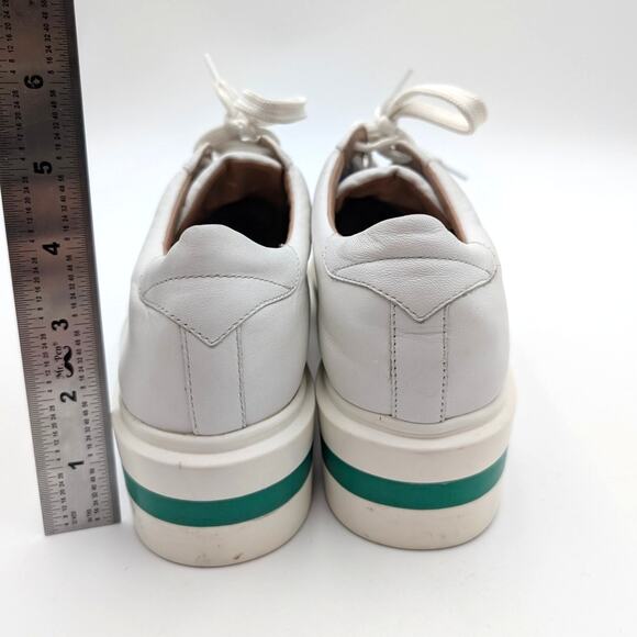 Linea Paolo Karis Mixed Media Platform Sneakers Women's White Size US9.5M EU40 - Picture 5 of 12
